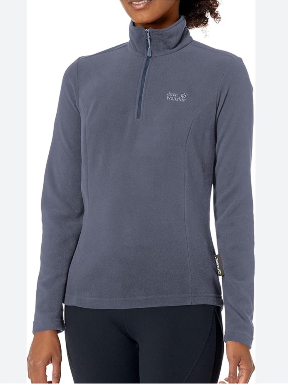 Jack Wolfskin Womens Taunus Quarter Zip Pullover W shirt Size XS